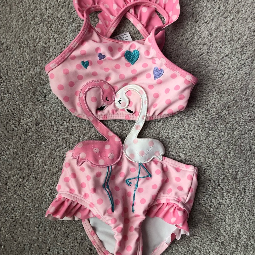 Girls cutout swimsuit